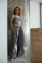 Load image into Gallery viewer, LINEN PANTS SET - Silver

