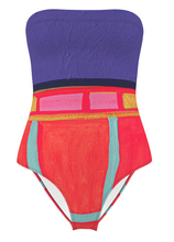 Load image into Gallery viewer, Gyan Shrosbree Painted Strapless Suit, Bathing Suit No. 23, 2023
