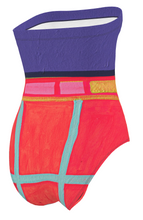 Load image into Gallery viewer, Gyan Shrosbree Painted Strapless Suit, Bathing Suit No. 23, 2023
